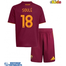AS Roma Matias Soule #18 Replica Home Minikit 2025-26 Short Sleeve (+ pants)